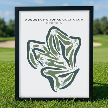 Augusta National Golf Club, Georgia - Printed Golf Course