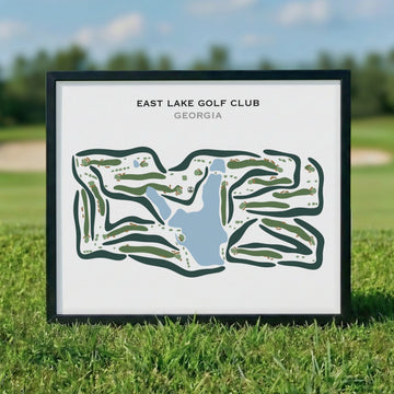 East Lake Golf Course, Atlanta Georgia - Printed Golf Courses