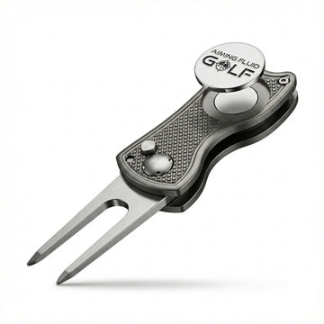 Foldable 5-in-1 Divot Tool with Magnetic Ball Marker