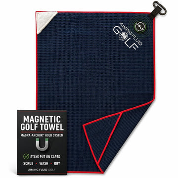 Magna-Anchor™ Magnetic Golf Towel – Stubby (16×24)