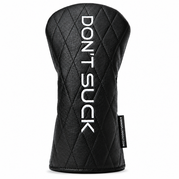 Don’t Suck™ Driver Headcover — Premium Black Diamond Quilted Fit (460cc)